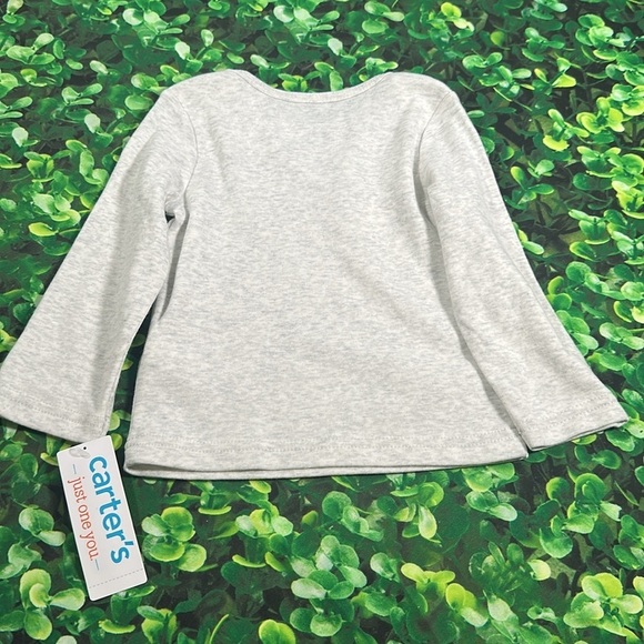 Carter's My First Turkey Day Infant Tee long sleeve thanksgiving T-shirt size 9M - Picture 7 of 7